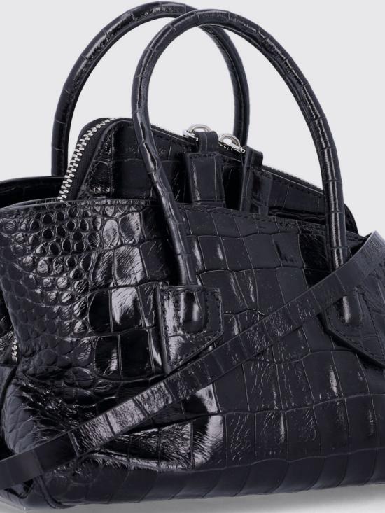 26FW 디 아티코 토트백 WAH00063LBT155PR 100 Black - THE ATTICO