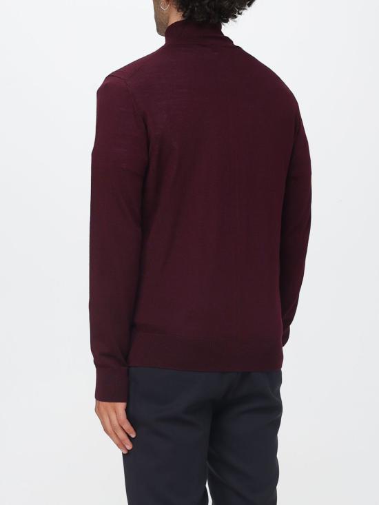 26FW 파올로 페코라 집업 니트 A050F001 7635 Burgundy - PAOLO PECORA