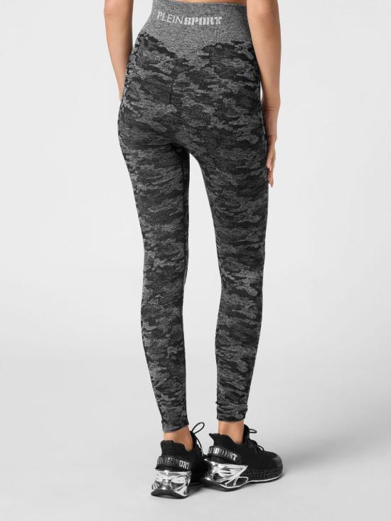 26SS 플레인스포츠 레깅스 SAECWJT2056STE003N 02 Black - PLEIN SPORT