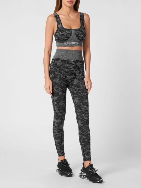 26SS 플레인스포츠 레깅스 SAECWJT2056STE003N 02 Black - PLEIN SPORT