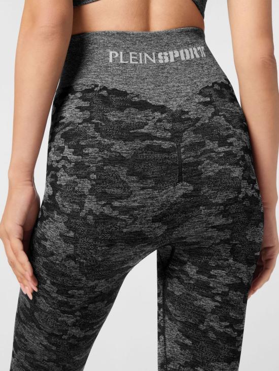 26SS 플레인스포츠 레깅스 SAECWJT2056STE003N 02 Black - PLEIN SPORT