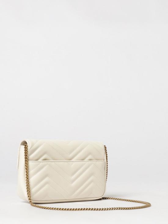 26FW 구찌 GG 마몽 스몰 숄더백 751526AACCE 9053 White - GUCCI