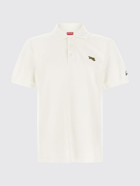 26FW 겐조 폴로 티셔츠 FG65PO1594PU 02 White - KENZO