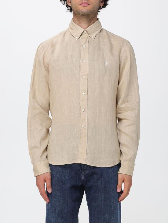 26FW 폴로 랄프로렌 긴팔 셔츠 710966294 520 Brown