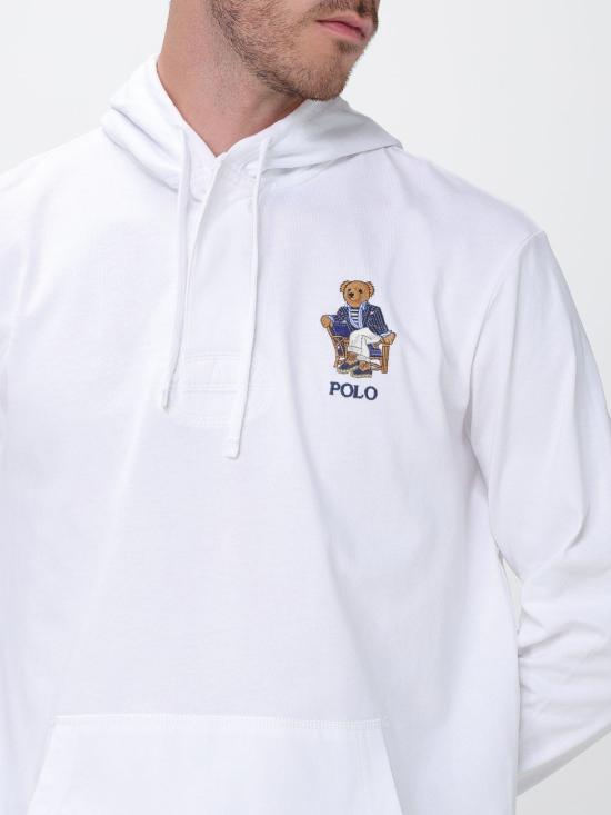 26FW 폴로 랄프로렌 긴팔 티셔츠 710B18549 001 White - POLO RALPH LAUREN