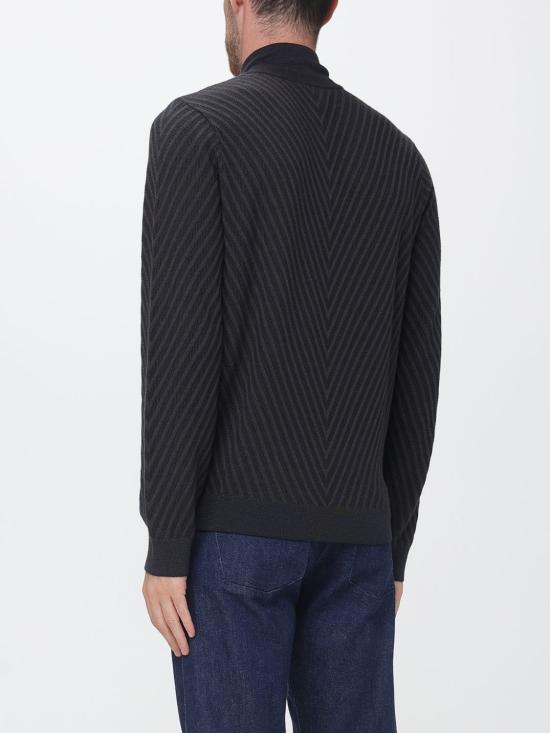 26FW 엠포리오 아르마니 집업 니트 EM006316AF27942 FB004 Navy - EMPORIO ARMANI