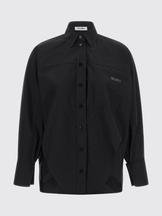 26FW 디 아티코 셔츠 261WCH00049CCC052AA 100 Black - THE ATTICO