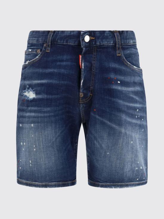 26FW 디스퀘어드2 숏팬츠 S74MU0985S30664 470 Navy - DSQUARED2