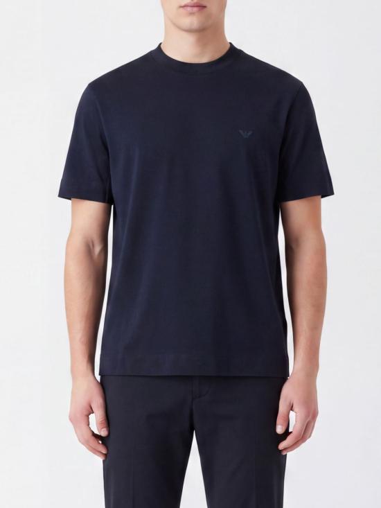 26FW 엠포리오 아르마니 반팔 티셔츠 EM006779AF28078 UB118 Navy