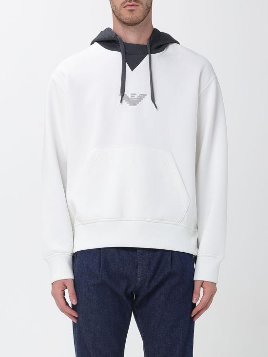 26FW 엠포리오 아르마니 긴팔 티셔츠 EM006843AF10013 U0003 White