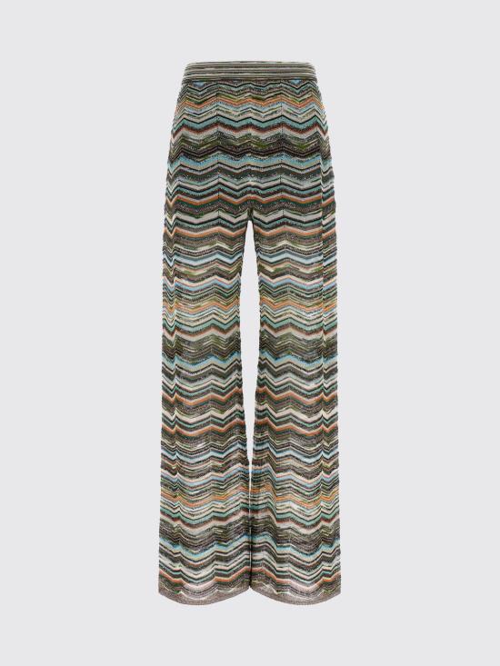 26FW 미소니 스트레이트 팬츠 DS26WI0KBK01KS SMSPO Multicolor - MISSONI