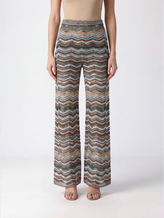 26FW 미소니 스트레이트 팬츠 DS26WI0KBK01KS SMSPO Multicolor