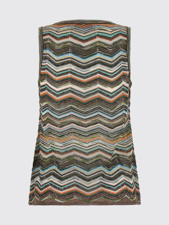 26FW 미소니 탑 DS26WK0HBK01KS SMSPO Multicolor - MISSONI