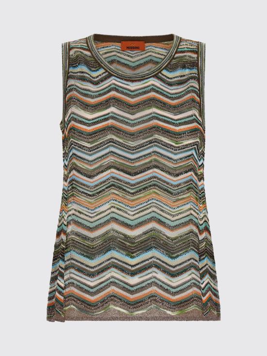 26FW 미소니 탑 DS26WK0HBK01KS SMSPO Multicolor - MISSONI