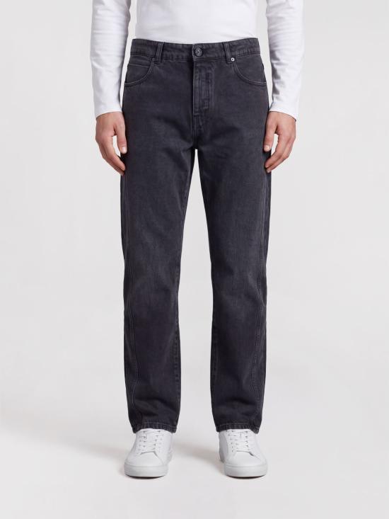26FW 발망 데님 팬츠 HH1MI115DG13 0PC Black
