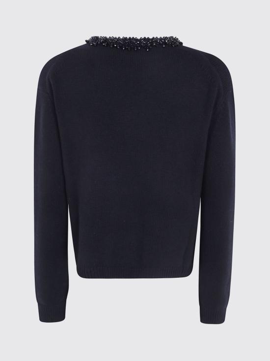 26FW 세미쿠튀르 스웨터 Y6WH71 Y69 Black - SEMI-COUTURE