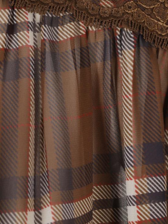 26FW 에르마노 피렌제 블라우스 D49EK012EB8 MFC28 Brown - ERMANNO FIRENZE
