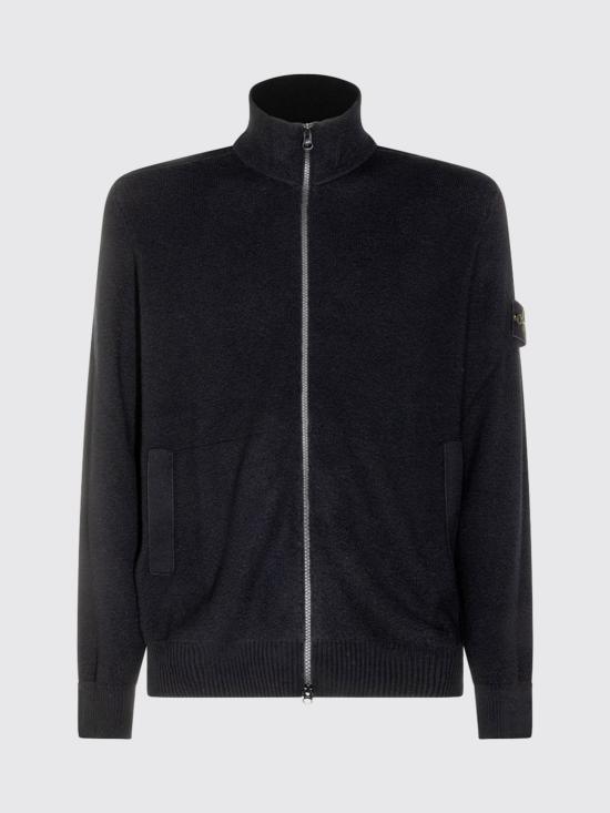 26FW 스톤 아일랜드 집업 니트 5100012S01C4 V0029 Black - STONE ISLAND