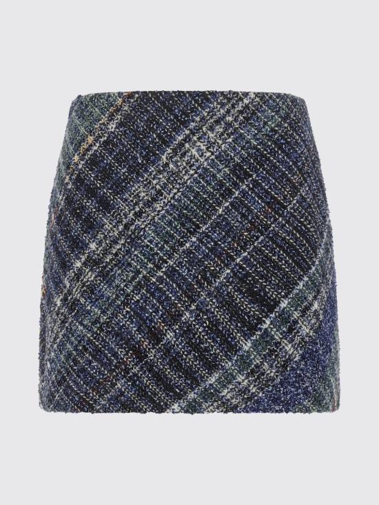 26FW 미소니 숏 스커트 DS26WH09BC006I S91SX Blue - MISSONI