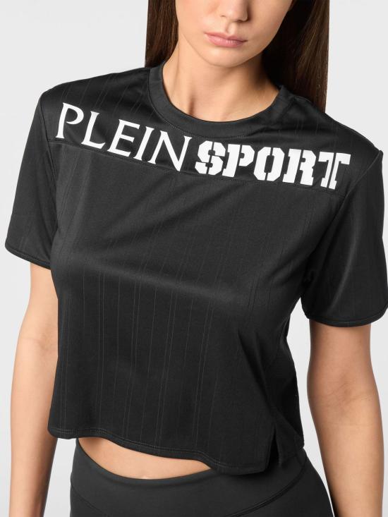 26SS 플레인스포츠 반팔 티셔츠 AADCWTK3547STE003N 02 Black - PLEIN SPORT