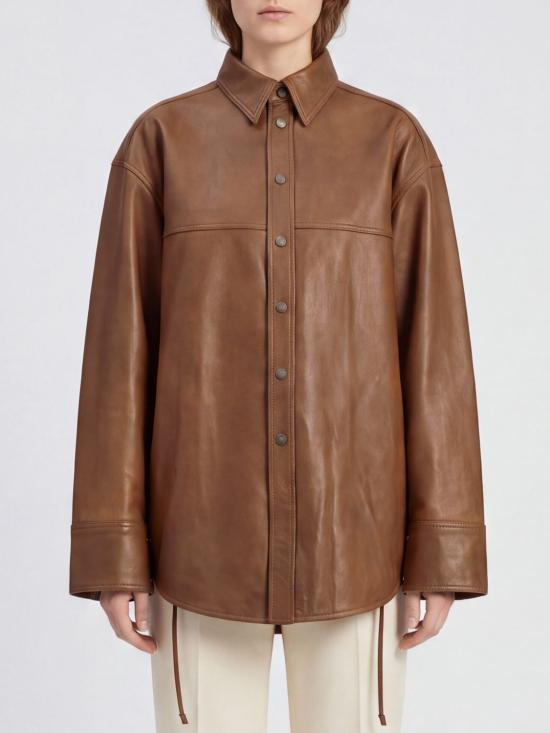 26FW 하이쿠레 셔츠 HEW06107PL008TP C0081 Brown