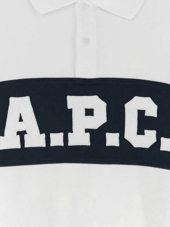 26FW 아페쎄 폴로 티셔츠 COHRUH26633 AAB White - A.P.C.
