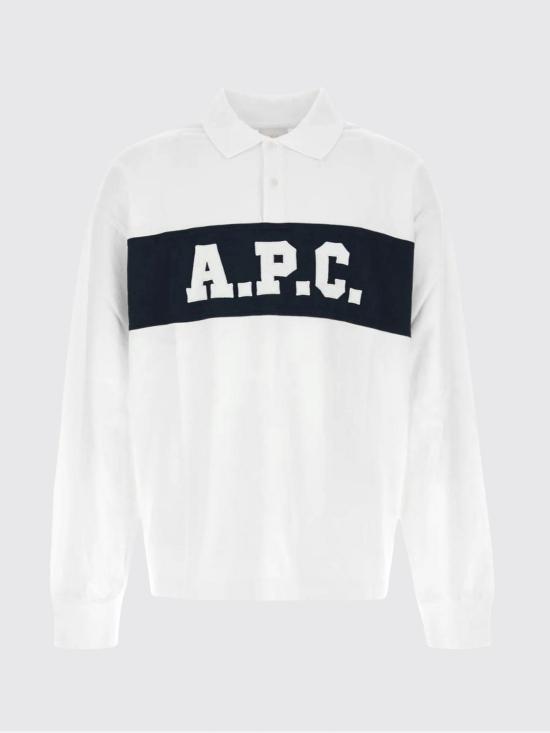 26FW 아페쎄 폴로 티셔츠 COHRUH26633 AAB White - A.P.C.