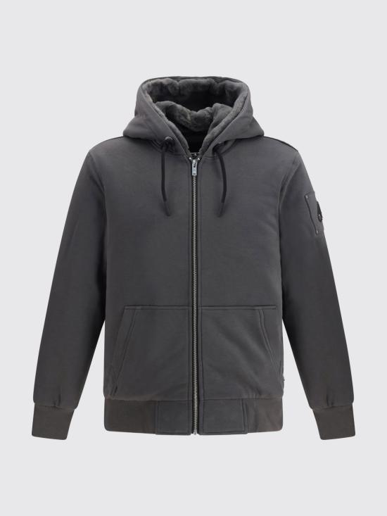 26FW 무스너클 클래식 버니 3 후드 집업 M32MS600 2043 Charcoal - MOOSE KNUCKLES