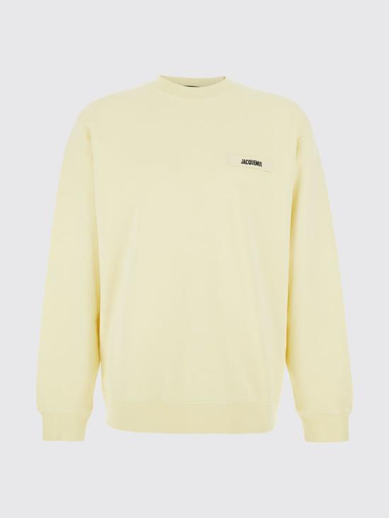 26FW 자크뮈스 그로그랭 스웨트 셔츠 SSM00206AJ00126 205 Yellow - JACQUEMUS