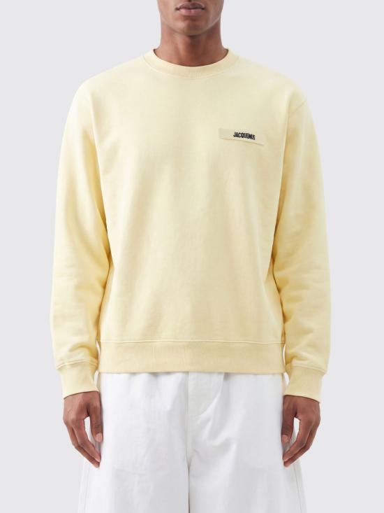 26FW 자크뮈스 그로그랭 스웨트 셔츠 SSM00206AJ00126 205 Yellow