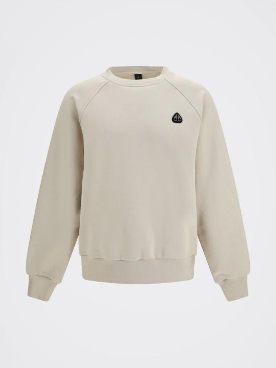 26FW 무스너클 긴팔 티셔츠 M36MS637 1705 Cream - MOOSE KNUCKLES