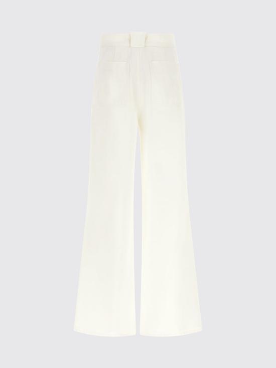 26FW 막스마라 스트레이트 팬츠 2621136091600 001 White - MAX MARA