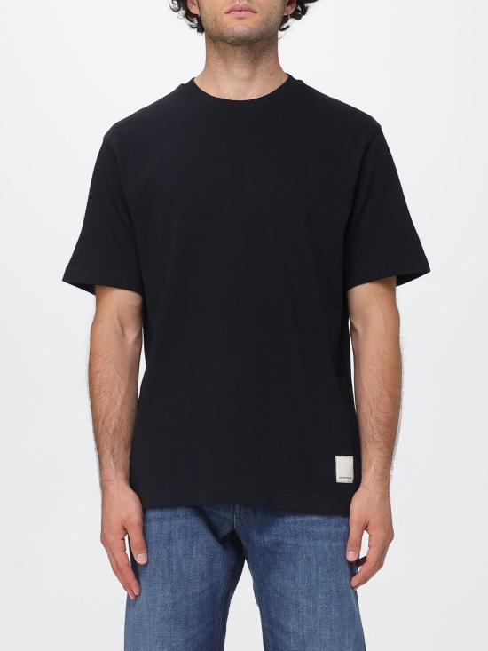 26FW 엠포리오 아르마니 반팔 티셔츠 8N1TE61JUFZ 0095 Black