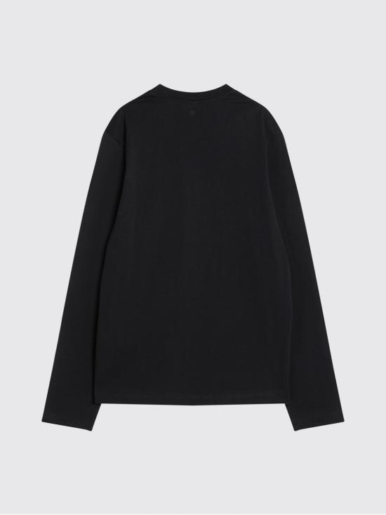 26FW 아미 스몰 하트 로고 롱슬리브 티셔츠 BFUTS235724 001 Black - AMI