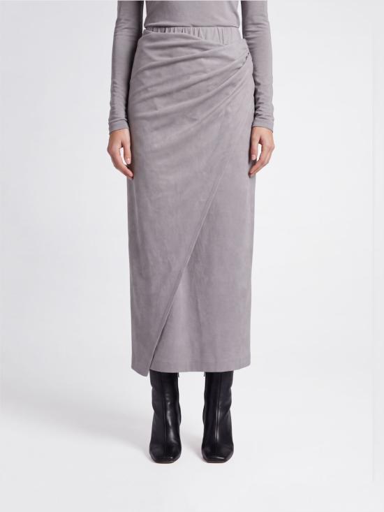 26FW 지기 첸 롱 스커트 0W2620311 54 Grey