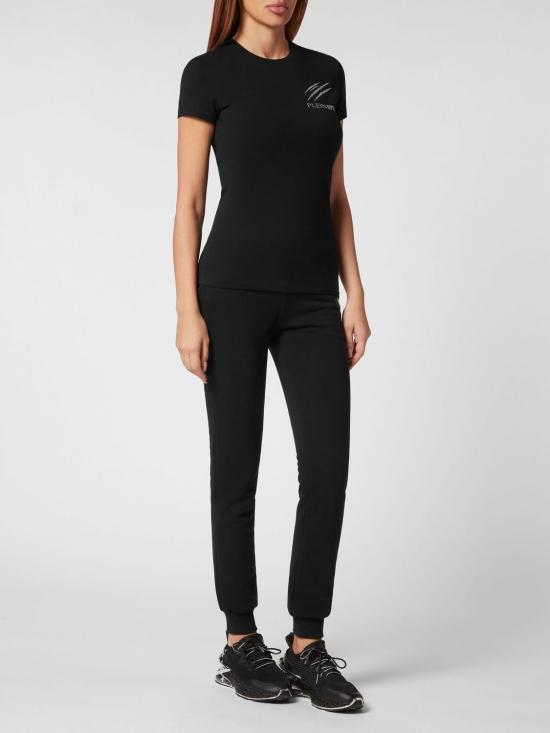 26SS 플레인스포츠 반팔 티셔츠 PADCWTK3211SJY001N 02 Black - PLEIN SPORT