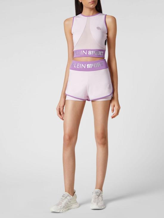 26SS 플레인스포츠 숏팬츠 SACCWJT1684STE003N 30 Lilac - PLEIN SPORT