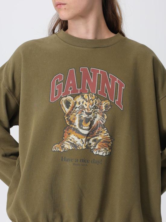 26FW 가니 스웨터 A1060079 838 Green - GANNI