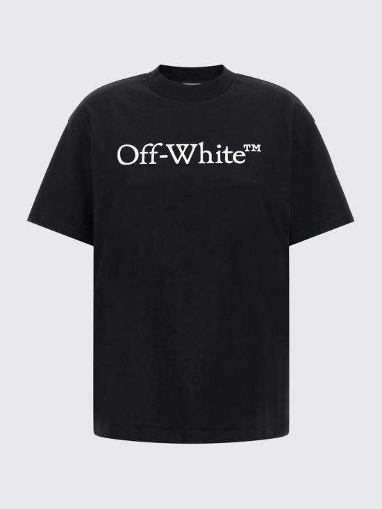 26FW 오프화이트 반팔 티셔츠 2FA00677T W003 Black - OFF WHITE