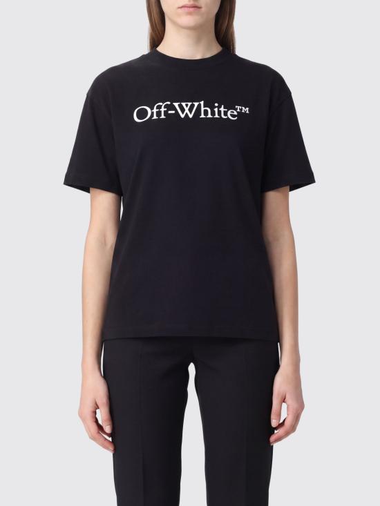 26FW 오프화이트 반팔 티셔츠 2FA00677T W003 Black