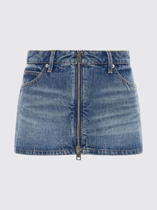 26FW 알렉산더 왕 데님 스커트 4DC3265128 400C Blue - ALEXANDER WANG