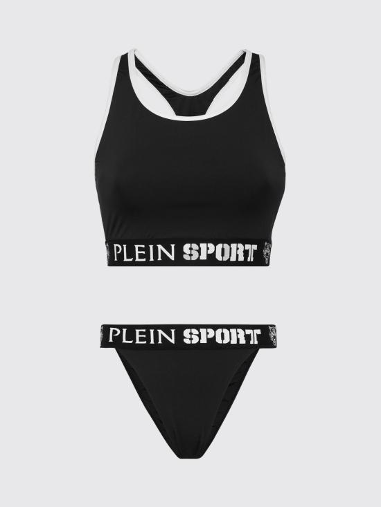 26SS 플레인스포츠 비키니 수영복 FACCWMX0241STE003N 02 Black - PLEIN SPORT