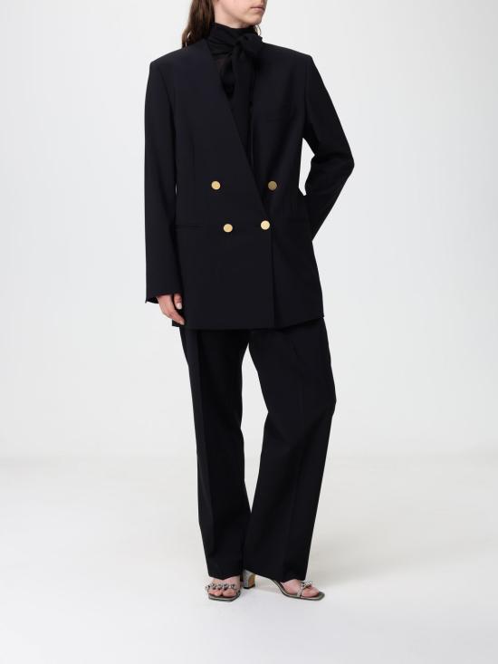 26FW 알베르타 페레티 스트레이트 팬츠 03016635 0555 Black - ALBERTA FERRETTI