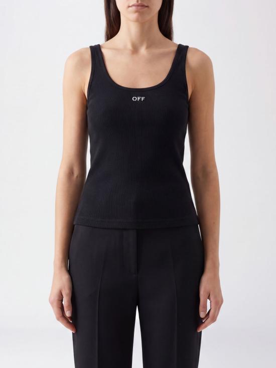 26FW 오프화이트 탑 2FA00672T W003 Black