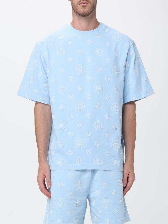 26SS 카사블랑카 반팔 티셔츠 MSS26JTS044 05 Sky Blue