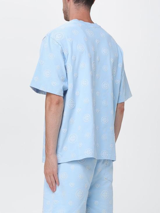 26SS 카사블랑카 반팔 티셔츠 MSS26JTS044 05 Sky Blue - CASABLANCA