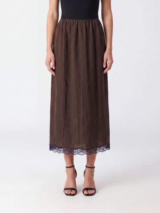 26FW 트윈셋 롱 스커트 262TP2111 13853 Brown