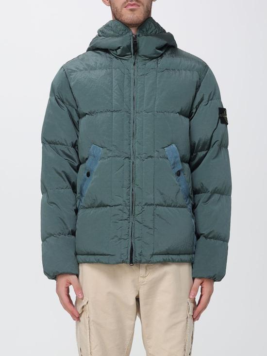 26FW 스톤 아일랜드 나일론 메탈 에코닐 드로우코드 헴 후드 다운 자켓 나일론 메탈 에코닐 드로우코드 헴 후드 다운 자켓 4100019S0019 V005T Brown