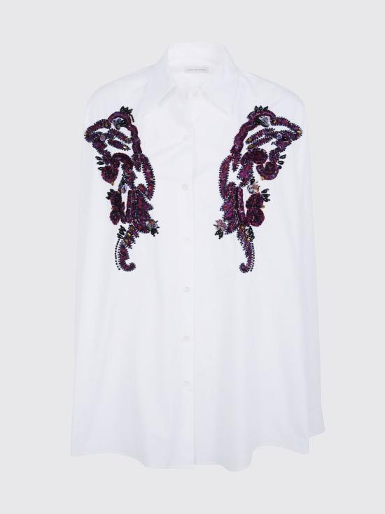 26FW 드리스 반 노튼 셔츠 2621307144433 001 White - DRIES VAN NOTEN