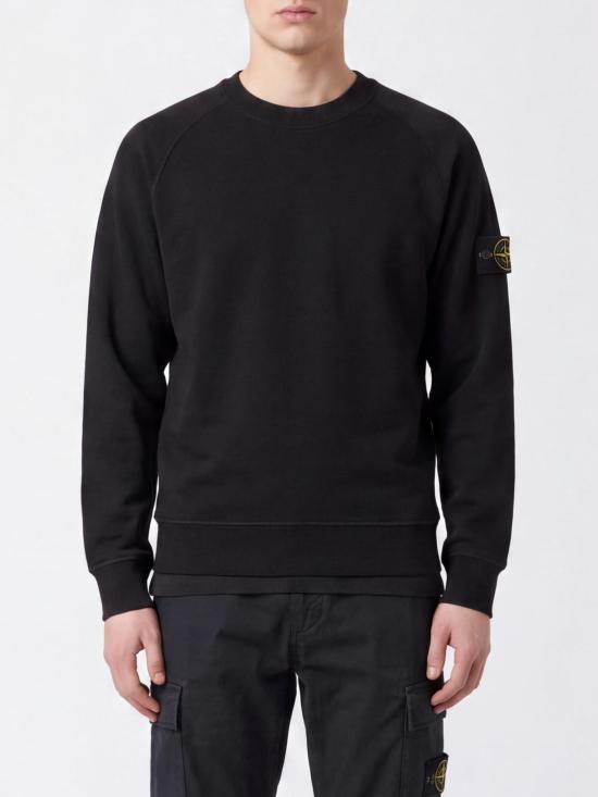 26FW 스톤 아일랜드 긴팔 티셔츠 6100008S0051 V0029 Black